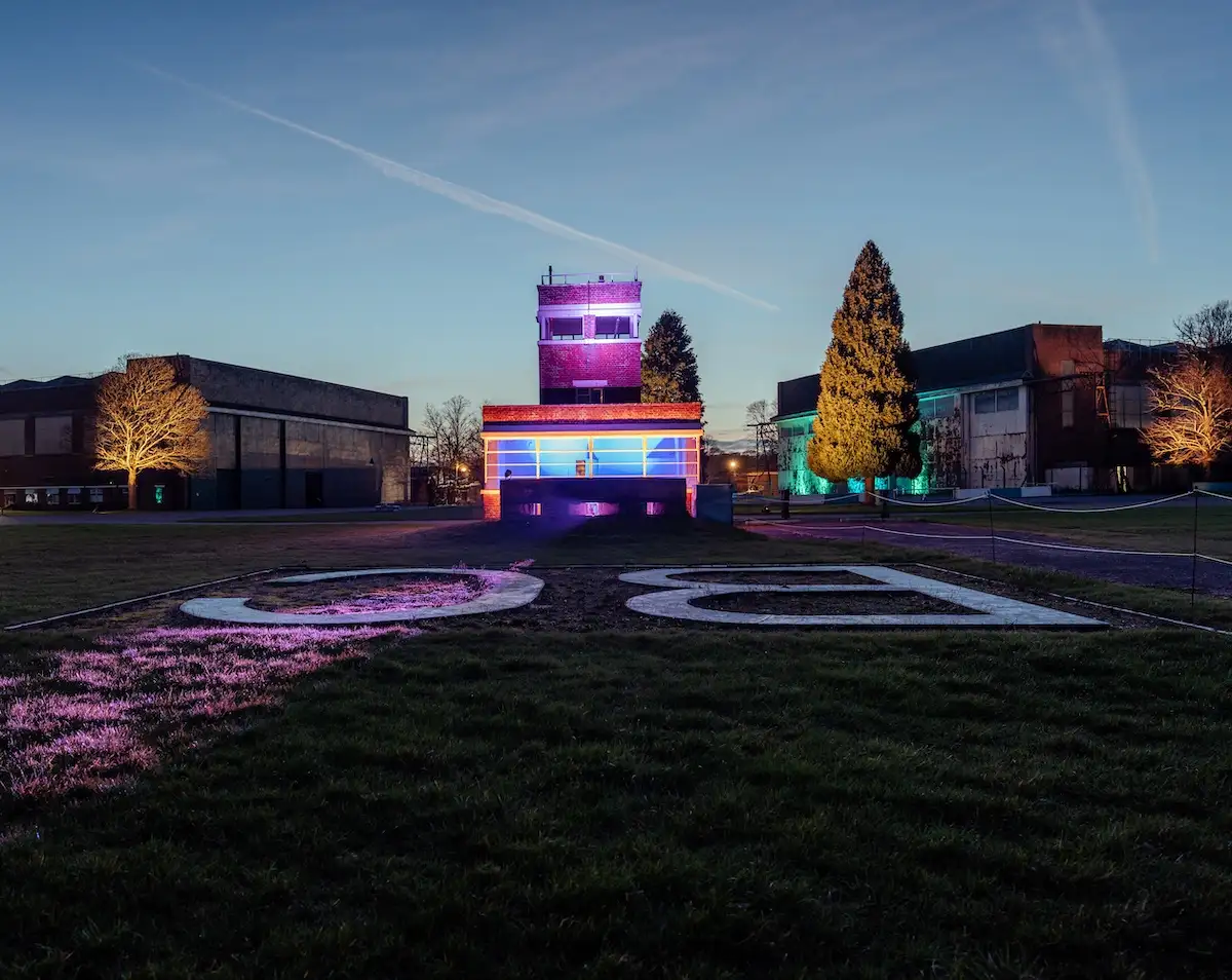 Light installation marks Tech Site centenary