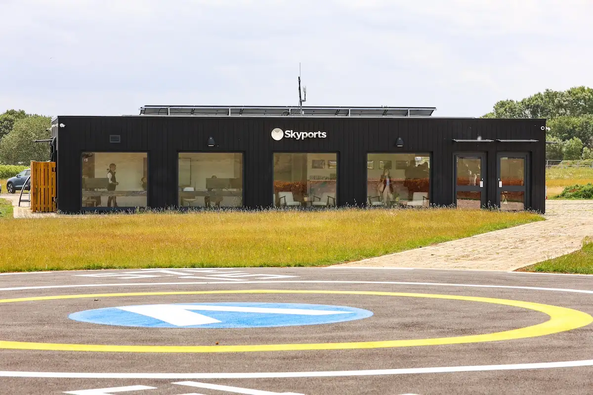 Skyports shares preview of operationally complete vertiport at Bicester Motion